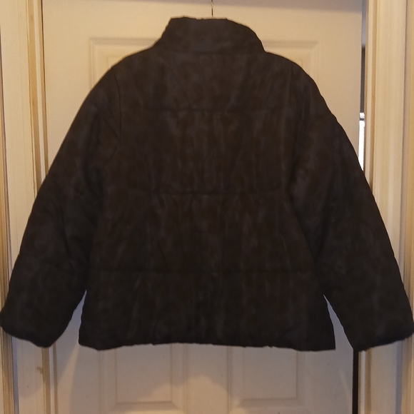 Mud Pie Women's Navy Puffer Jacket - Picture 3 of 7